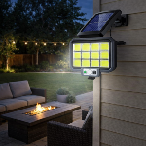 OEM napelemes reflektor 288 LED 50W – Mozgásérzékelővel és távirányítóval